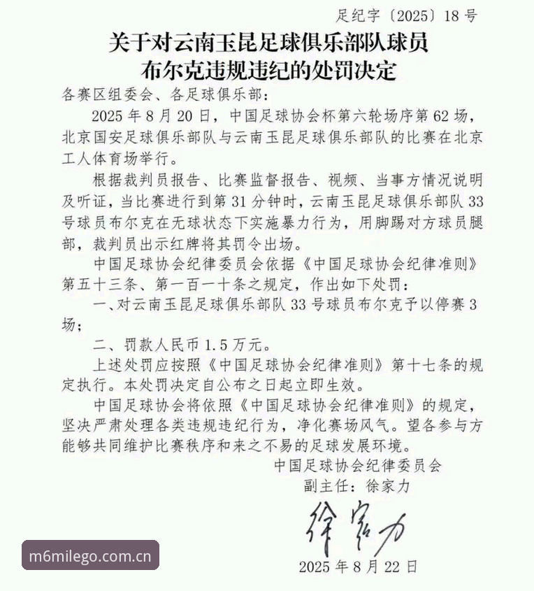 米乐m6手机版下载 足协第三批禁足名单怎么读?处罚梯度、角色分布与M6米乐平台信息核验完整指南